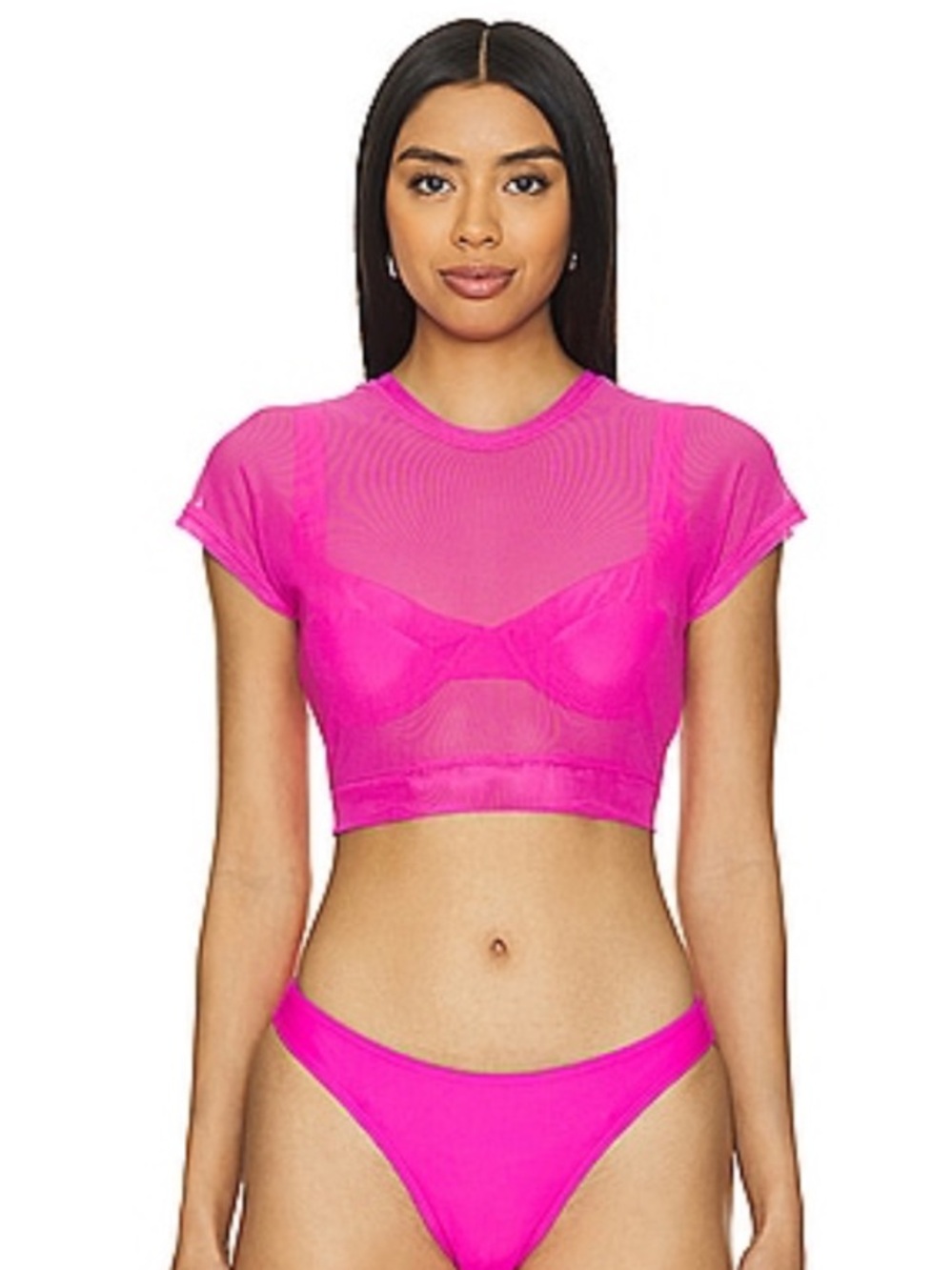 Good American Mesh Cover Up